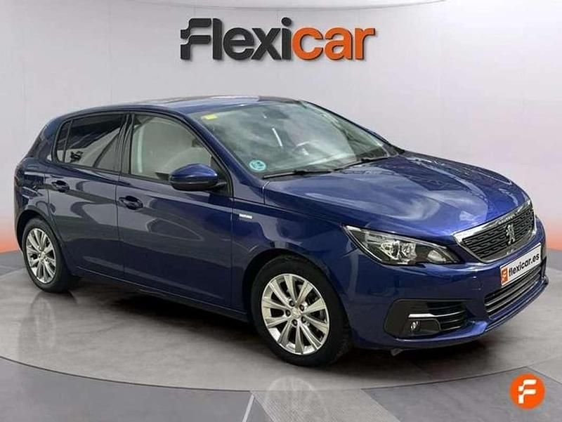 Usado Peugeot 308 Active 131 CV (96 kW) 2020 Azul Utilitario