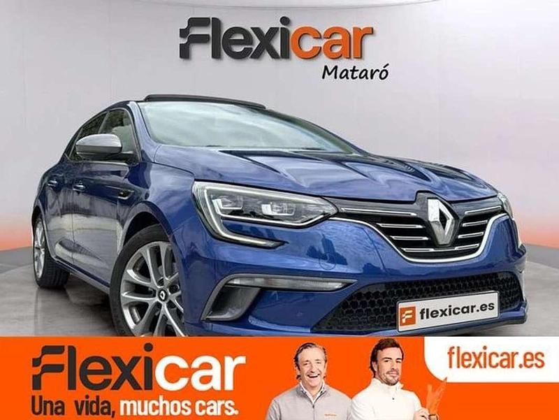 Azul Usado 2017 Renault Mégane GT Line GT-Line Berlina | 13.990 € (Precio justo) - Imagen 1/4