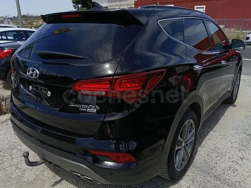 Usado Hyundai Santa Fe 200 CV (147 kW) 2017 Negro SUV