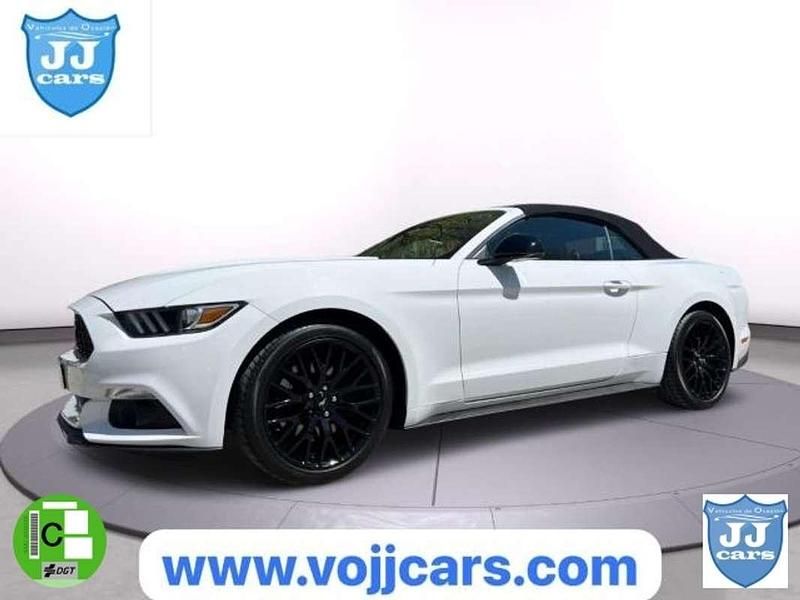 Blanco Usado 2016 Ford Mustang Convertible Descapotable | 28.900 € (Buen precio) - Imagen 1/4