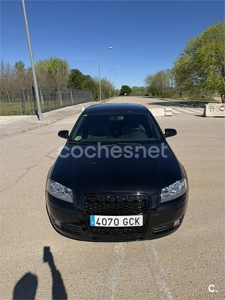Usado Audi A3 S-Line 140 CV (102 kW) 2008 Negro Utilitario