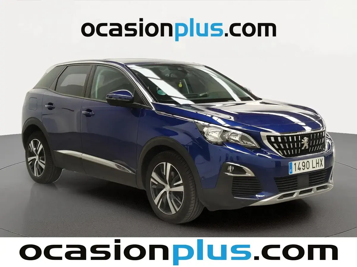 Usado Peugeot 3008 Allure 130 CV (95 kW) 2020 Azul SUV