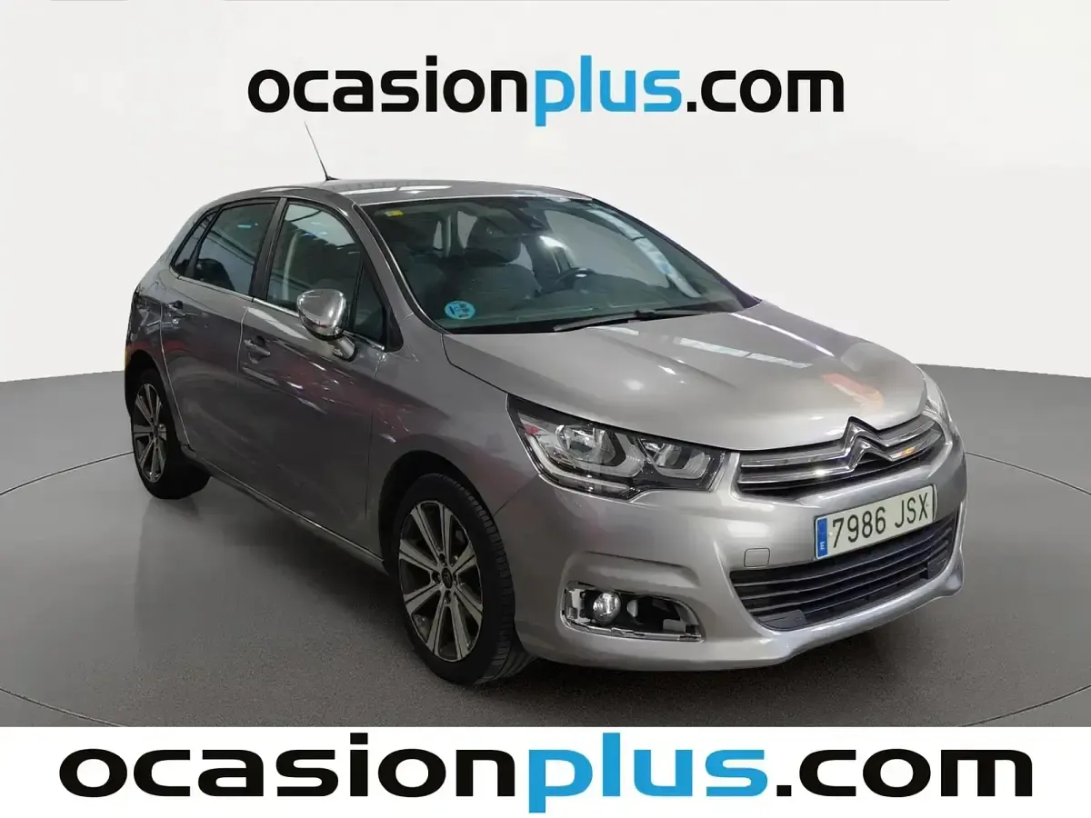 Usado Citroën C4 Feel 110 CV (80 kW) 2016 Gris Berlina
