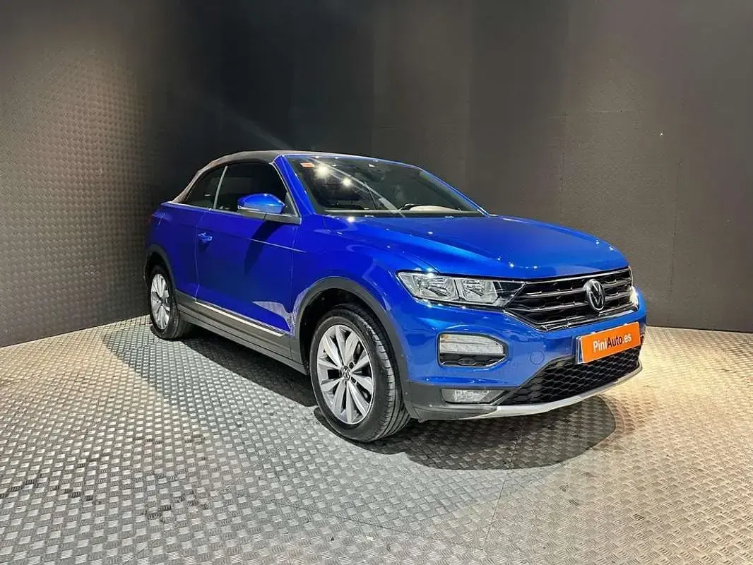 Usado VW T-Roc Style 150 CV (110 kW) 2021 Azul SUV