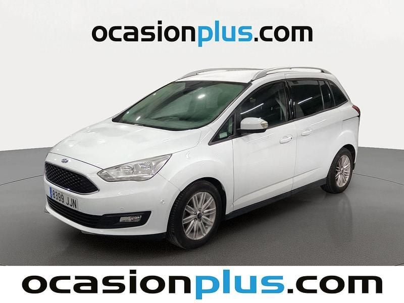 Blanco Usado 2015 Ford Grand C-Max Trend+ Monovolumen | 9713 € (Precio justo) - Imagen 1/4
