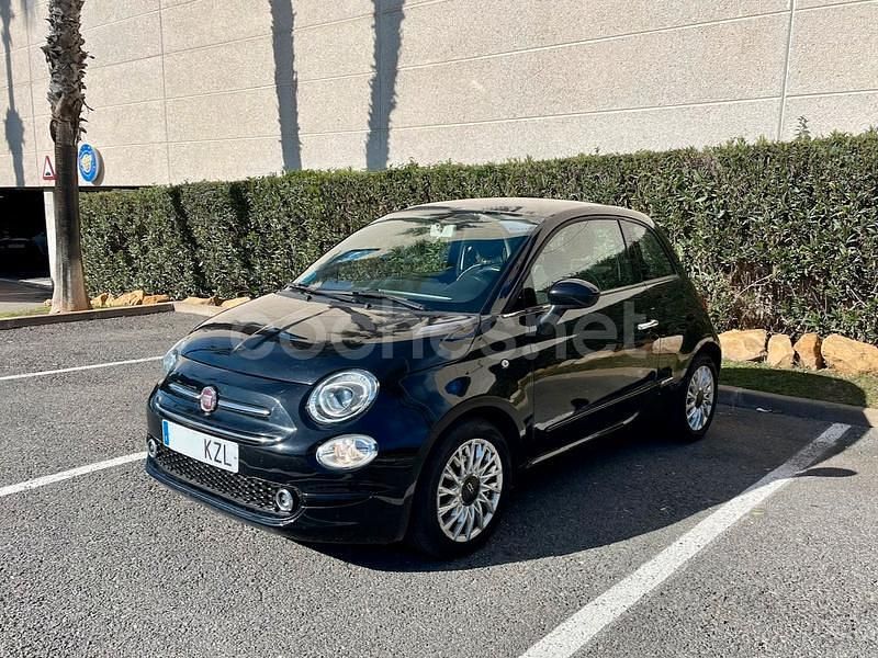 Usado Fiat 500 Lounge 69 CV (50 kW) 2019 Negro Berlina