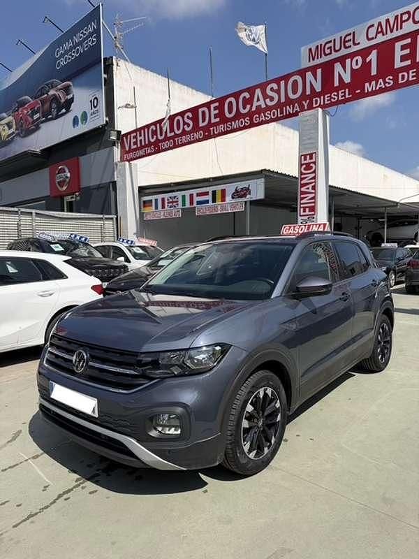 Usado VW T-Cross Advance 110 CV (80 kW) 2022 Gris SUV