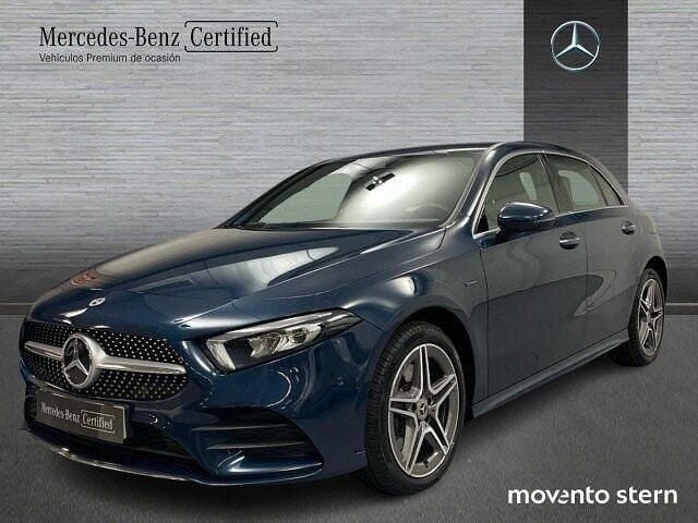 Azul Usado 2021 Mercedes A160 | 28.400 € (Precio justo) - Imagen 1/4