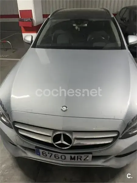 Usado Mercedes C220 AMG 170 CV (125 kW) 2014 Gris / plata Familiar