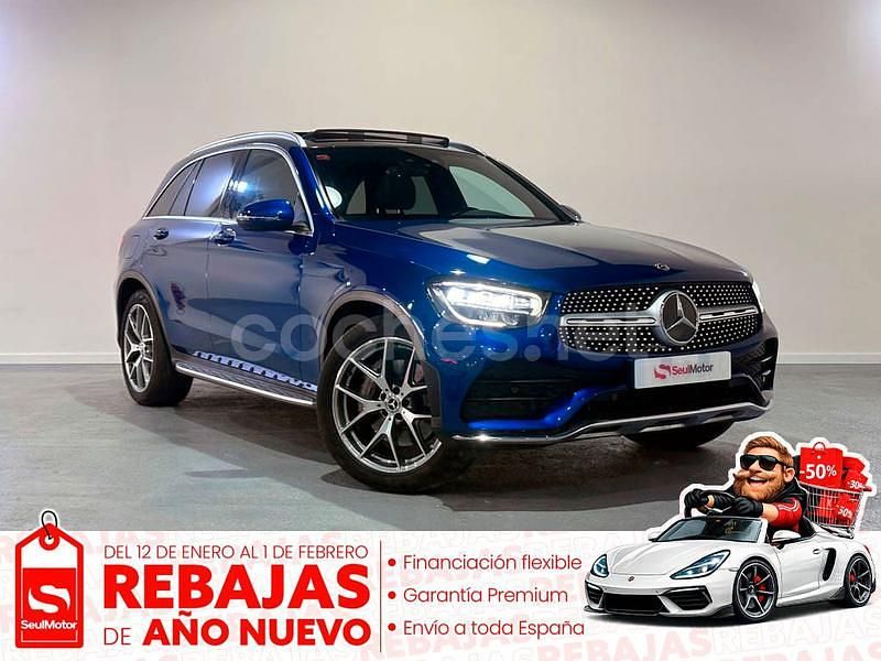 Azul Usado 2020 Mercedes GLC200 SUV | 42.890 € (Precio justo) - Imagen 1/4