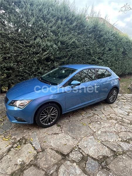 Azul Usado 2015 Seat Leon I-Tech Berlina | 8650 € (Buen precio) - Imagen 1/4