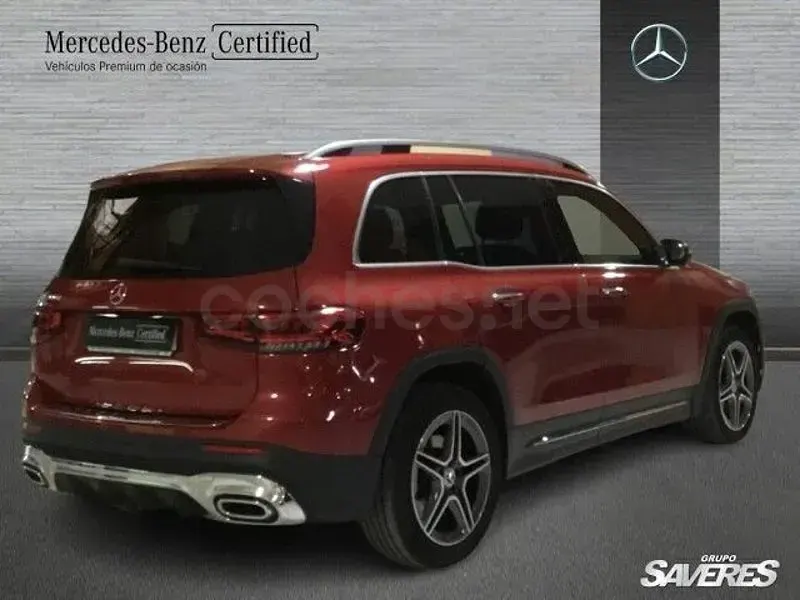 Usado Mercedes GLB200 150 CV (110 kW) 2021 Granate SUV