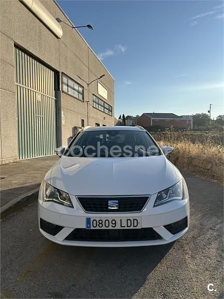 Usado Seat Leon ST Style 130 HP (95 kW) 2019 Branco Carrinha