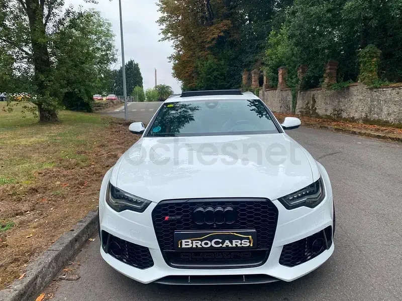 Usado Audi RS6 560 CV (411 kW) 2015 Blanco Familiar
