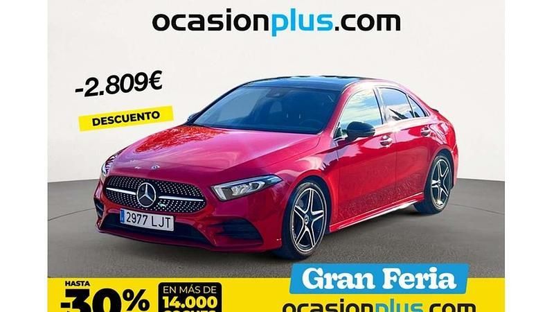 Rojo Usado 2020 Mercedes A200 Berlina | 28.091 € (Precio justo) - Imagen 1/4