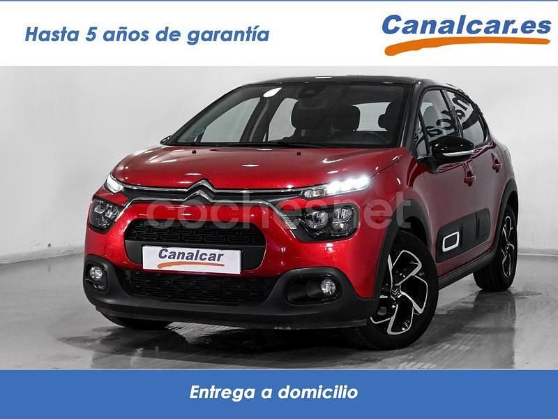 Rojo Usado 2020 Citroën C3 Feel Berlina | 12.590 € (Precio justo) - Imagen 1/4