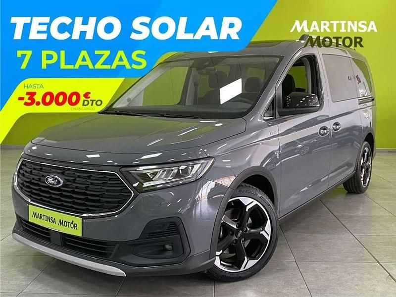 Gris Usado 2025 Ford Tourneo Connect Active Monovolumen | 34.300 € (Un poco caro) - Imagen 1/4