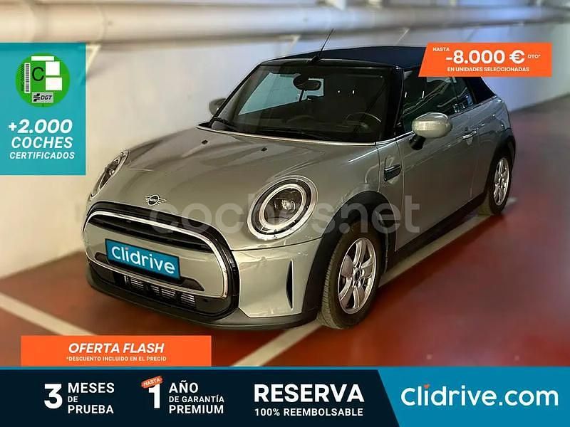 Usado Mini One Cabriolet 102 CV (75 kW) 2021 Gris / plata Descapotable