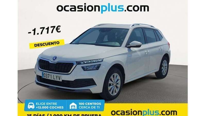 Blanco Usado 2022 Skoda Kamiq SUV | 17.173 € (Precio justo) - Imagen 1/4