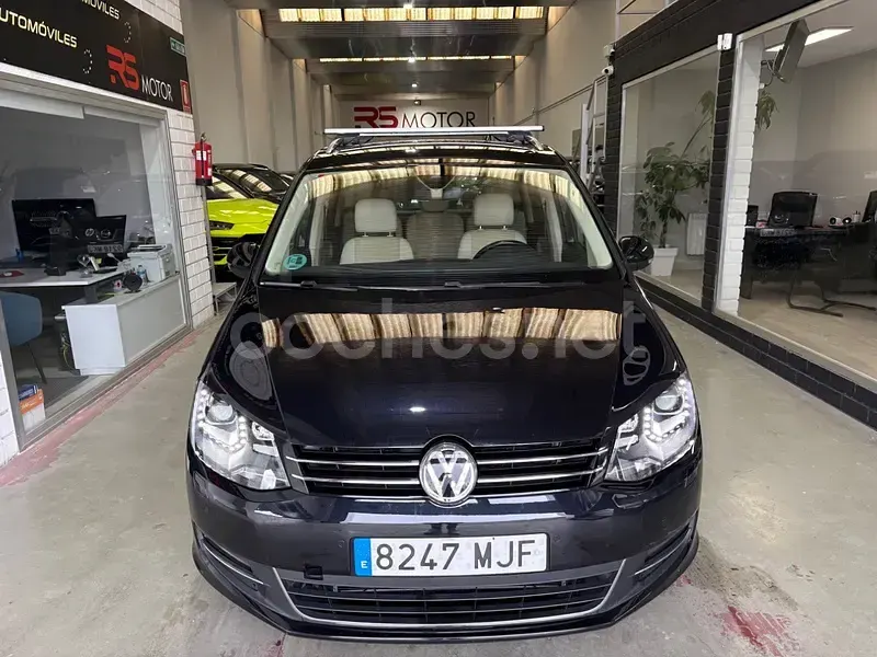 Usado VW Sharan Advance 150 CV (110 kW) 2017 Negro Monovolumen