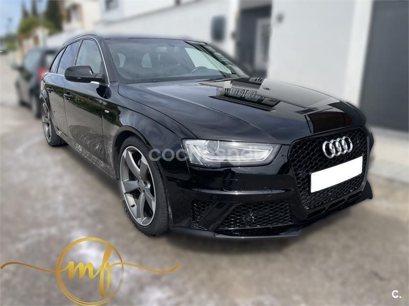 Usado Audi A4 S-Line 204 CV (150 kW) 2014 Negro Familiar