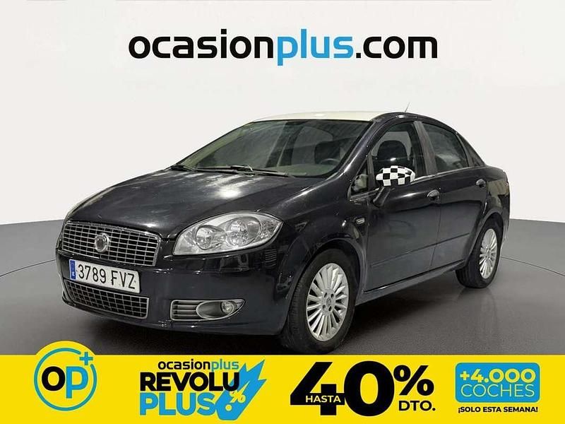 Usado Fiat Linea Dynamic 90 CV (66 kW) 2007 Negro Berlina