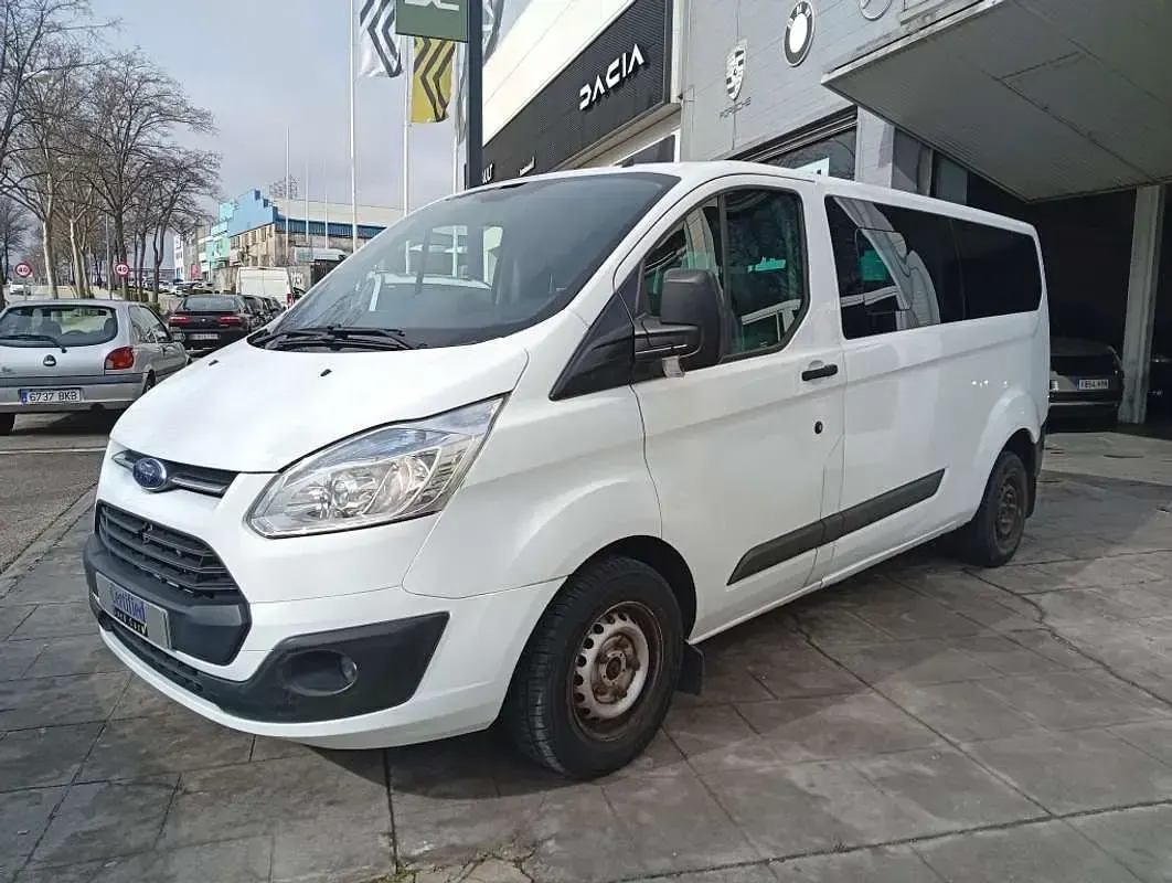 Usado Ford Transit Custom Trend 101 CV (74 kW) 2015 Blanco Familiar