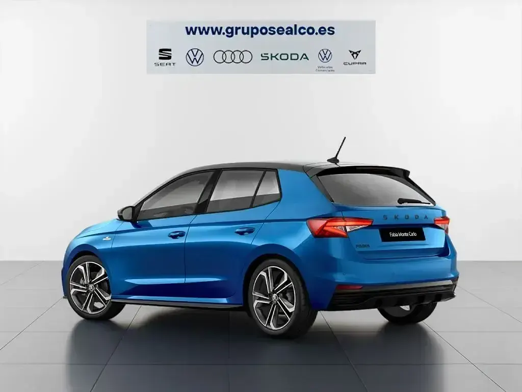 Nieuw Skoda Fabia Monte Carlo 150 PK (110 kW) 2026 Blauw Hatchback