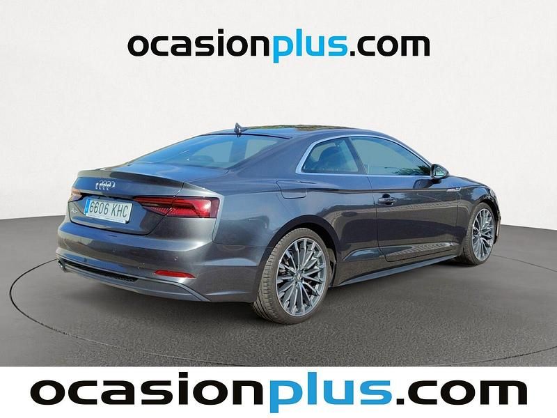 Usado Audi A5 S-Line 190 CV (139 kW) 2018 Gris Coupe