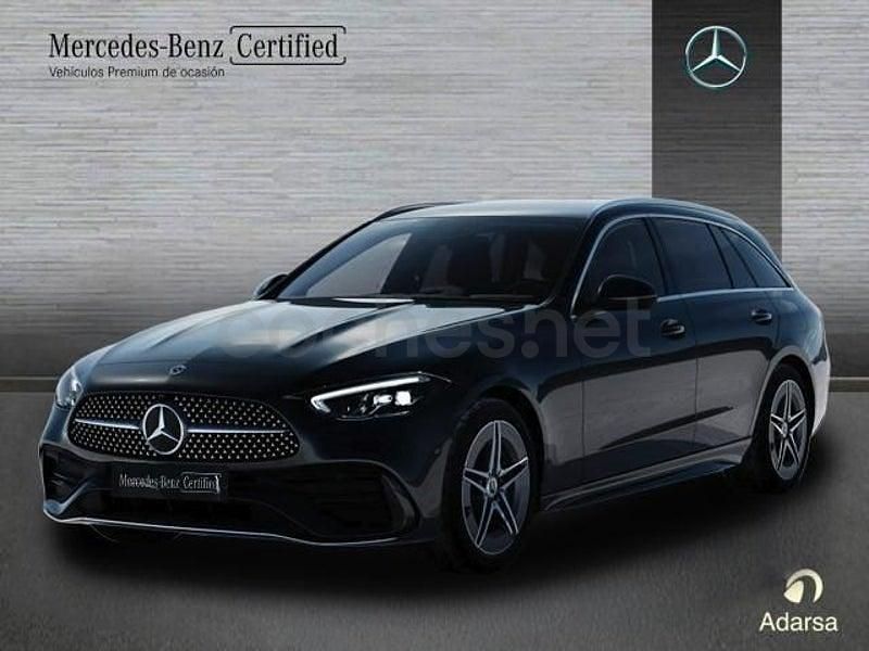 Gris grafito Usado 2024 Mercedes C300e AMG line Familiar | 43.995 € (Super precio) - Imagen 1/4