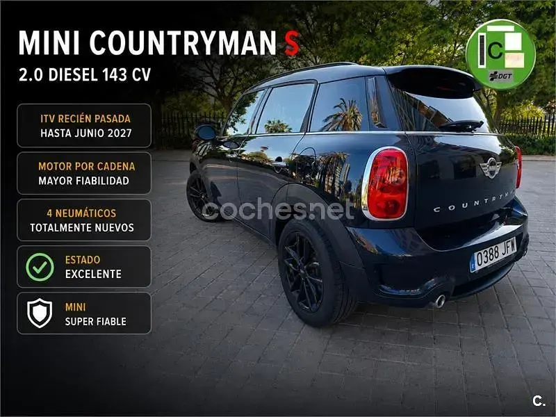 Usado Mini Cooper SD Countryman 143 CV (105 kW) 2015 Azul SUV