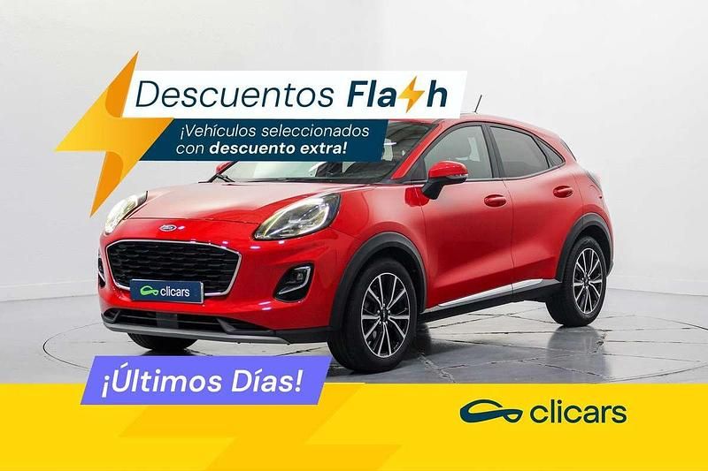 Rojo Usado 2021 Ford Puma Titanium SUV | 12.290 € (Super precio) - Imagen 1/4