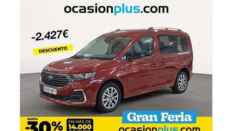 Rojo Usado 2023 Ford Tourneo Connect Titanium Monovolumen | 24.273 € (Buen precio) - Imagen 1/4