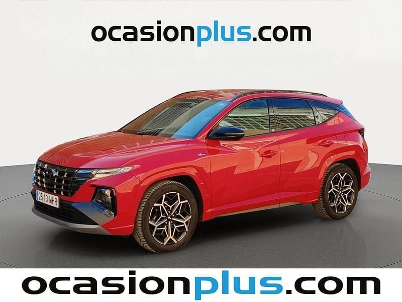 Rojo Usado 2023 Hyundai Tucson N Line SUV | 20.682 € (Precio justo) - Imagen 1/4