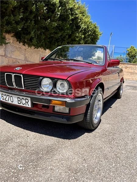 Granate Usado 1990 BMW 325 Cabriolet Descapotable | 23.999 € - Imagen 1/4