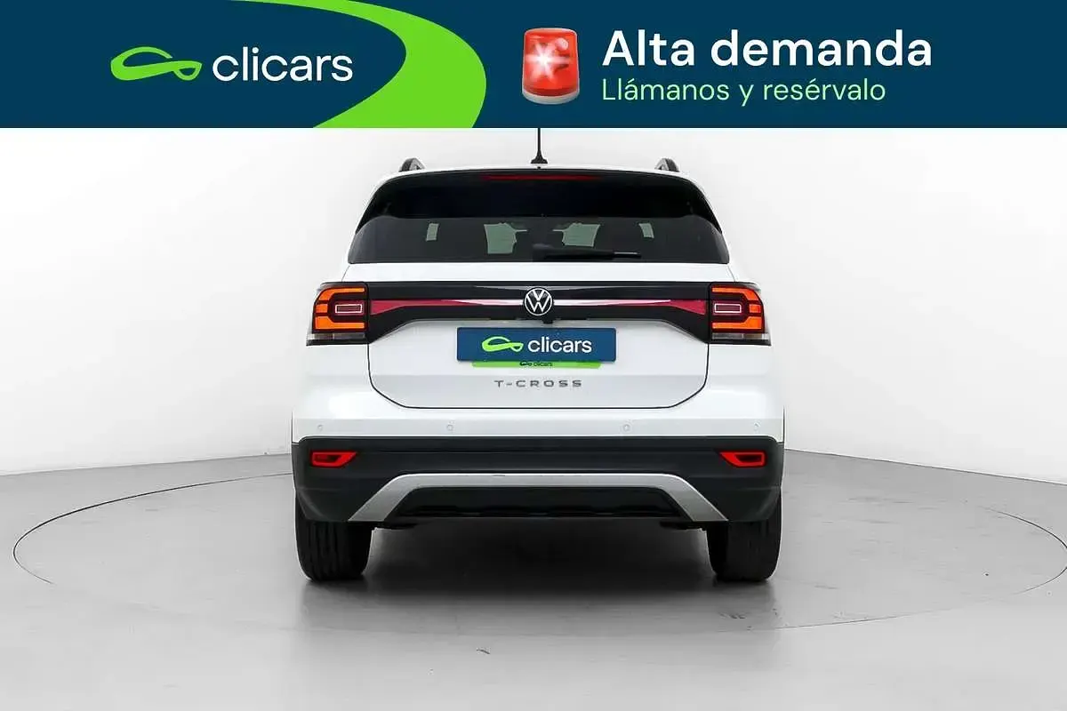 Usado VW T-Cross Advance 110 CV (80 kW) 2022 Blanco SUV