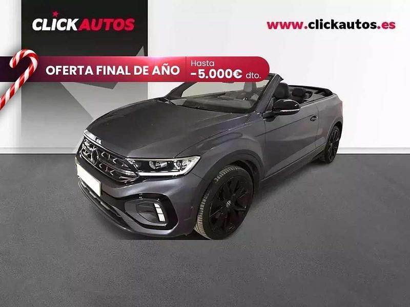 Gris Usado 2022 VW T-Roc Cabriolet R-line Descapotable | 28.650 € (Precio justo) - Imagen 1/4