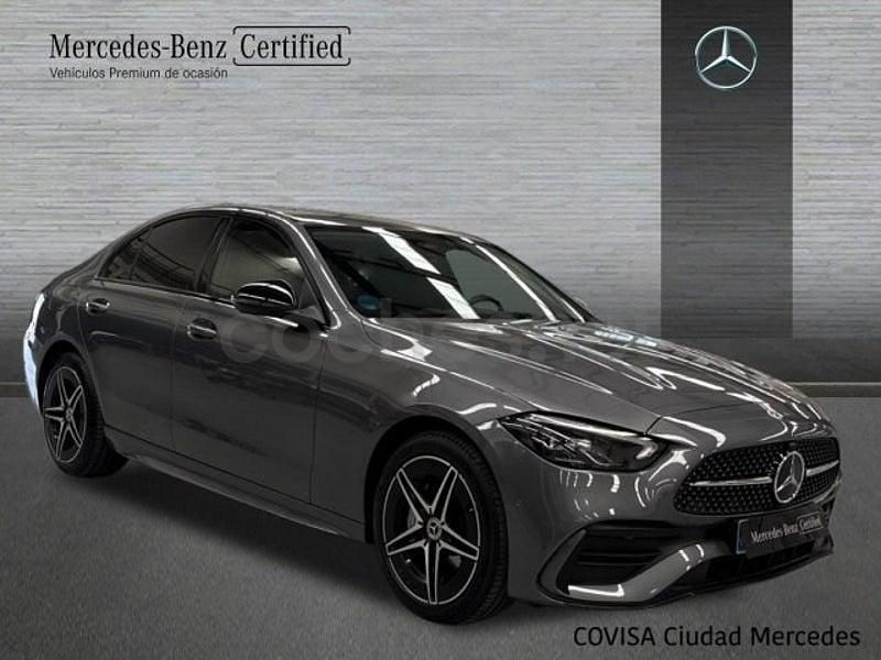 Usado Mercedes C300e AMG line 313 CV (230 kW) 2024 Gris Berlina