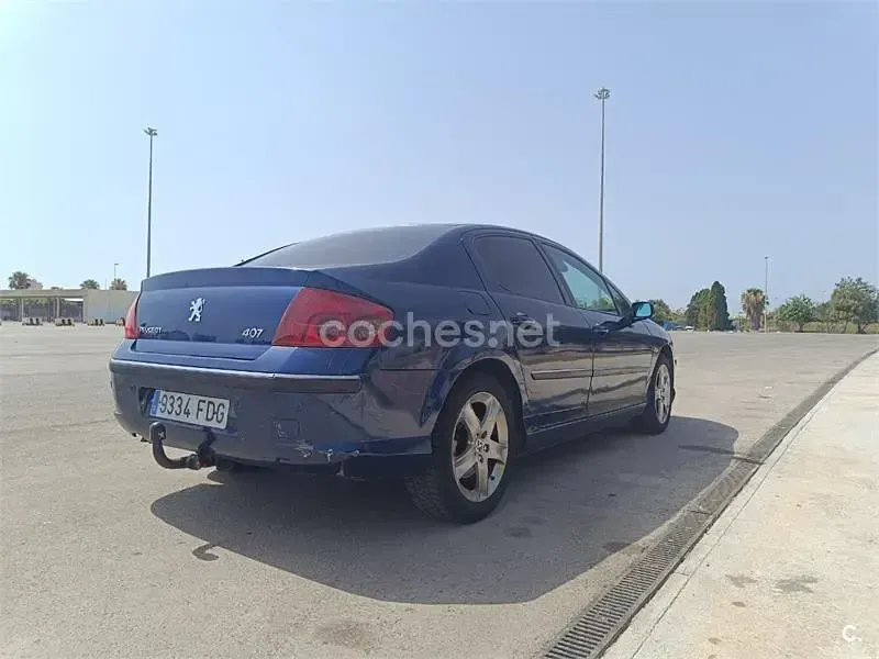 Usado Peugeot 407 Sport 170 CV (125 kW) 2006 Azul Berlina