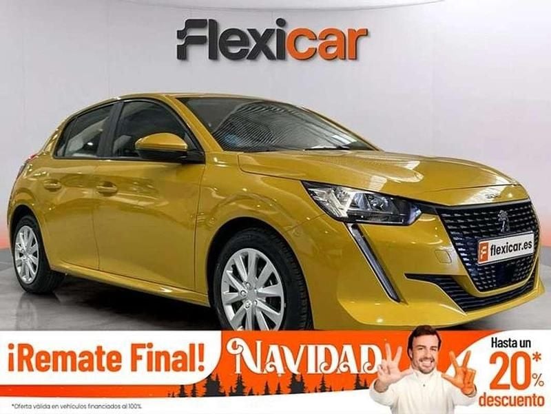 Amarillo Usado 2019 Peugeot 208 Active Utilitario | 8390 € (Precio justo) - Imagen 1/4