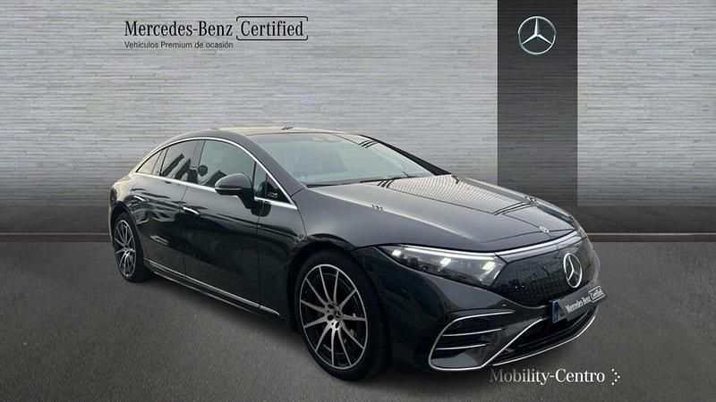 Usado Mercedes EQS450+ AMG line 264 kW (360 CV) 2023 Verde Berlina