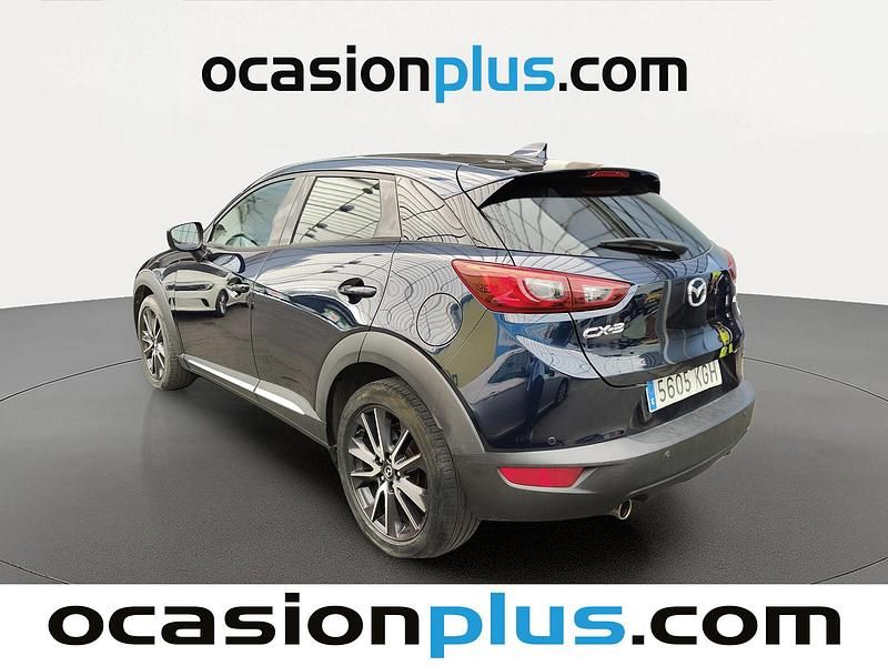 Käytetty Mazda CX-3 Luxury 120 HP (88 kW) 2017 Sininen Katumaasturi