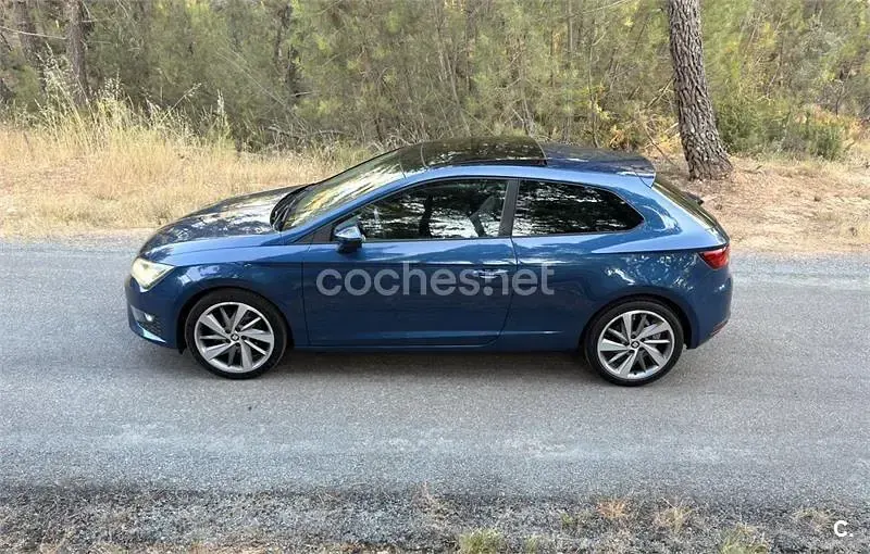Usado Seat Leon SC FR 150 CV (110 kW) 2016 Azul Utilitario