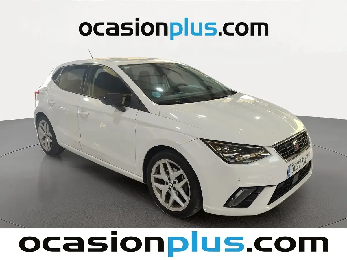 Usado Seat Ibiza FR 115 CV (84 kW) 2019 Blanco Utilitario