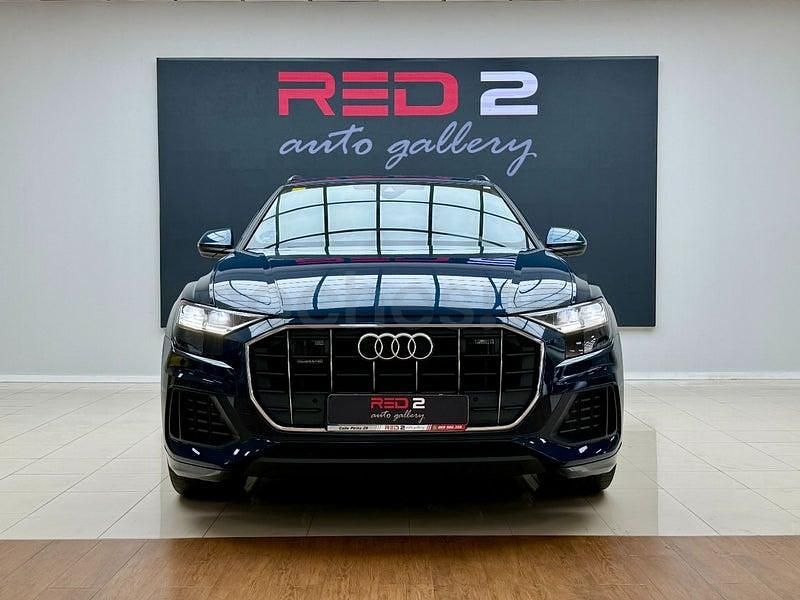 Usado Audi Q8 S-Line 381 CV (280 kW) 2021 Azul SUV