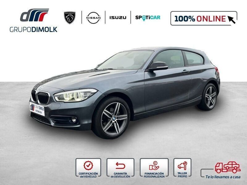 Gris Usado 2019 BMW 116 Sport Line Utilitario | 19.400 € (Precio justo) - Imagen 1/4