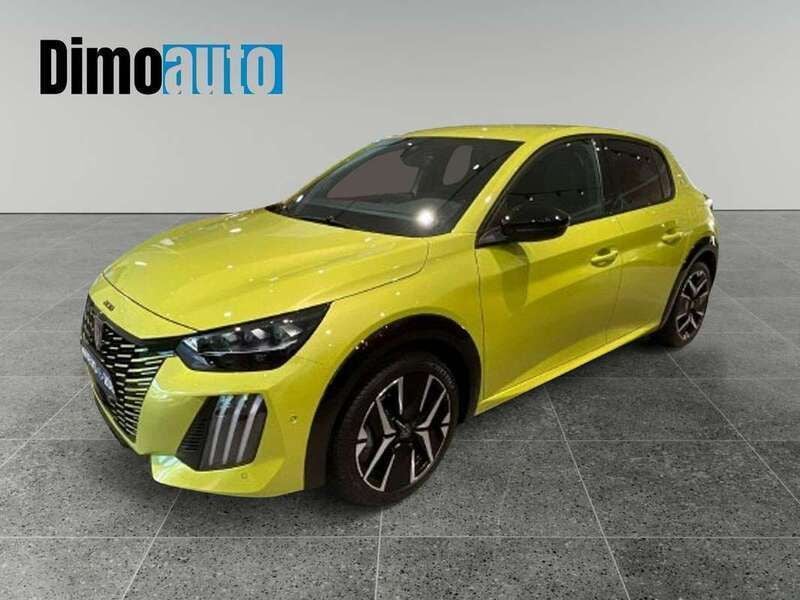 Amarillo Usado 2024 Peugeot e-208 GT Utilitario | 32.900 € (Caro) - Imagen 1/4
