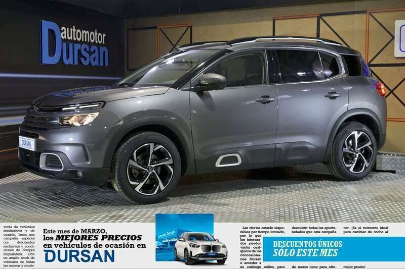 Gris Usado 2020 Citroën C5 Aircross Feel SUV | 15.590 € (Precio justo) - Imagen 1/4