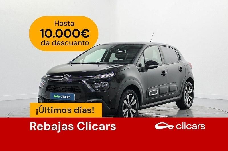 Negro Usado 2024 Citroën C3 PureTech Utilitario | 14.990 € (Precio justo) - Imagen 1/4