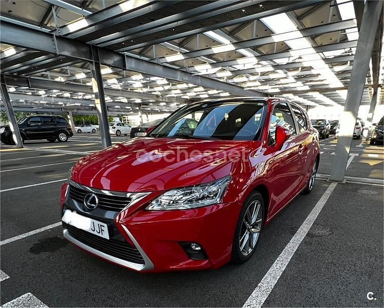 Rojo Usado 2015 Lexus CT200h Berlina | 15.900 € (Caro) - Imagen 1/4